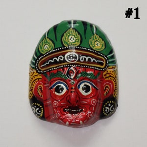 paper mache mask. nepali handicraft paper mache mask, nepali art