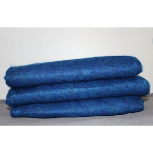 yak wool shawl brand from nepal, royal blue scarf, mothers day gift, nepali gift