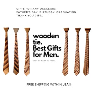 Wooden tie. Wood tie. Best friend gifts. Great grandpa gifts. Graduation gift for him.