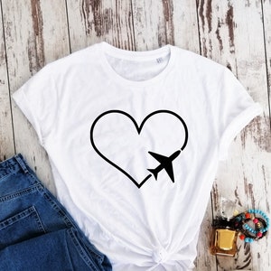 Coton bio, T-shirt J'aime les voyages, Chemise cadeau, t-shirt unisexe, chemise végétalienne, chemise écologique, chemise féministe