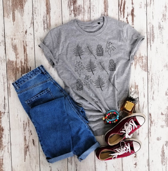 Organic cotton, Natural motives T-shirt, ecofriendly Shirt, unisex t-shirt, Unisex Crew neck T-shirt, Organic t-shirt, vegan gift shirt