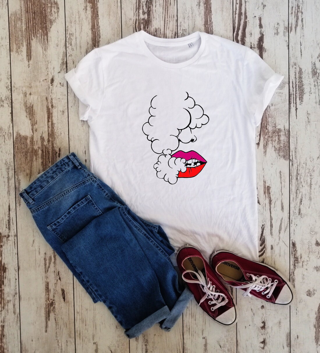 T camicia disegnata a mano Etsy Italia