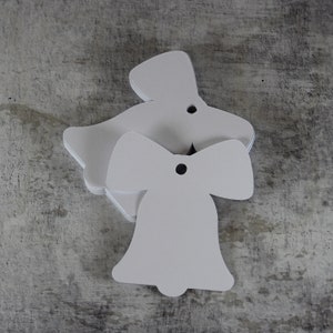Etichette regalo a forma di campana, Etichette Kraft, Etichette bianche, Etichette dei prezzi, Etichette per feste, Etichette per articoli, Etichette regalo, Etichette per prodotti, Etichette per matrimoni, Etichette a campana