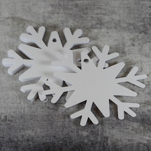 Etichette fiocco di neve, etichette Kraft da 3,5 pollici, etichette bianche, etichette prezzo, etichette per feste, etichette per articoli, etichette regalo, etichette per prodotti, etichette per matrimoni