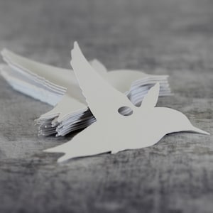 Tag regalo piccolo colibrì, etichette Kraft, etichette bianche, cartellini dei prezzi, etichette per feste, etichette per articoli, etichette regalo, etichette per prodotti, etichette per matrimoni