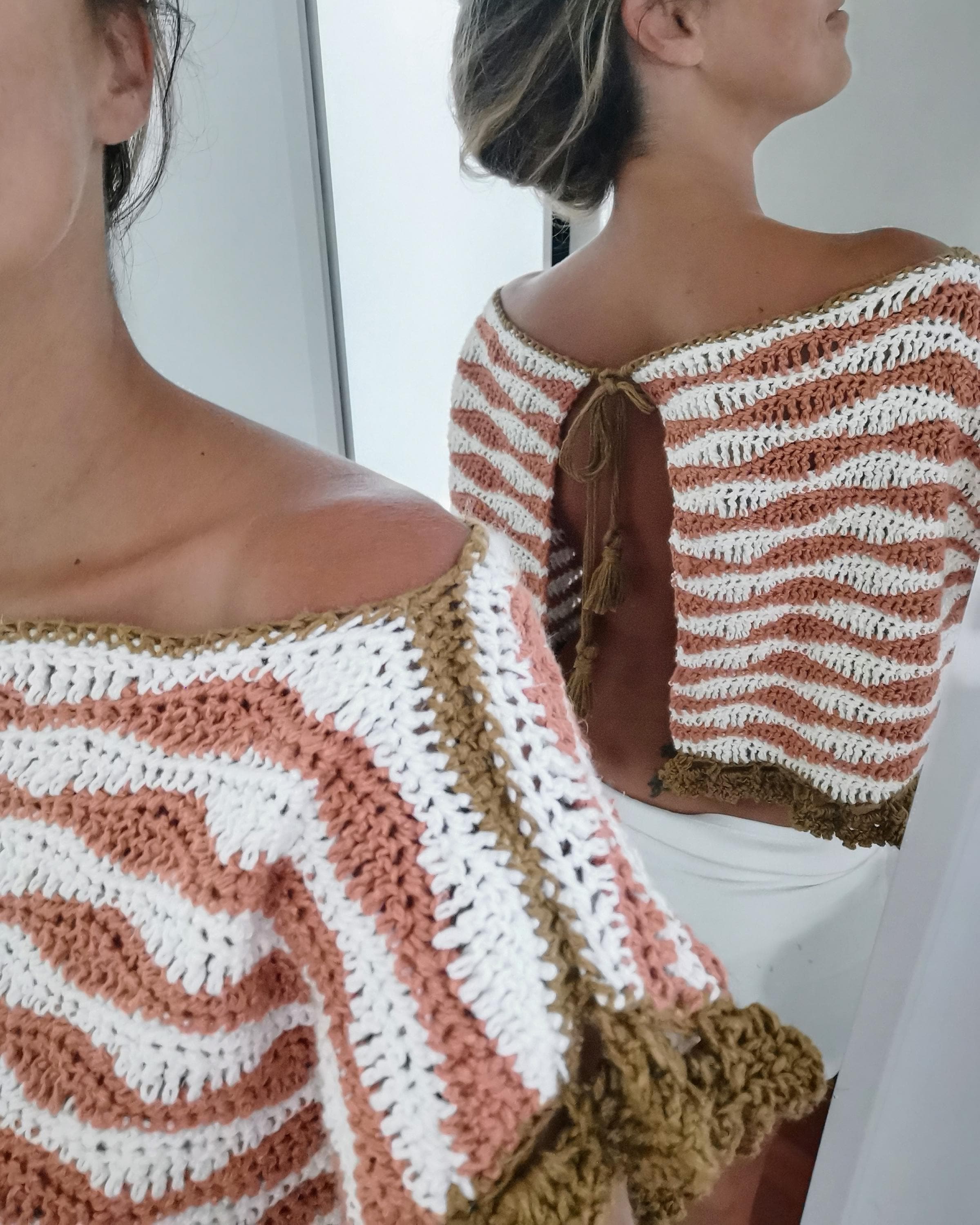 Backless Crochet Top Pattern PDF