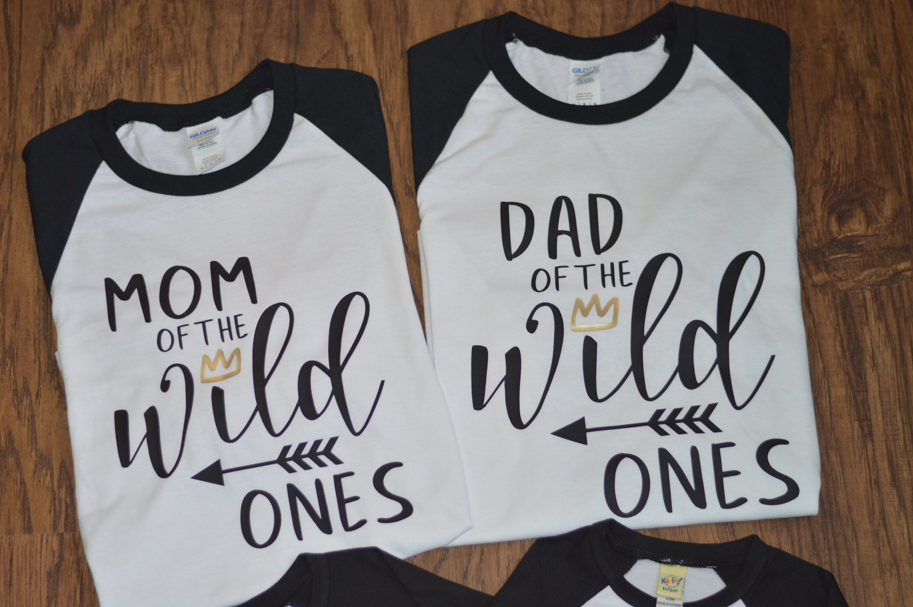 wild one family t shirts