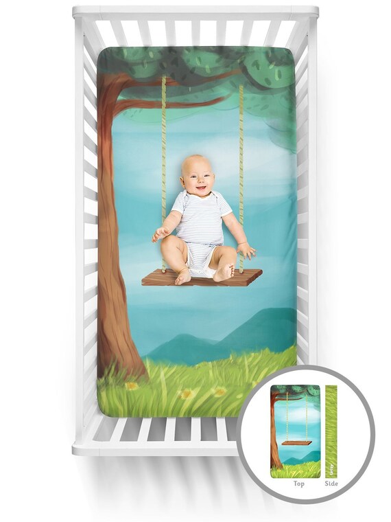swinging crib sheets