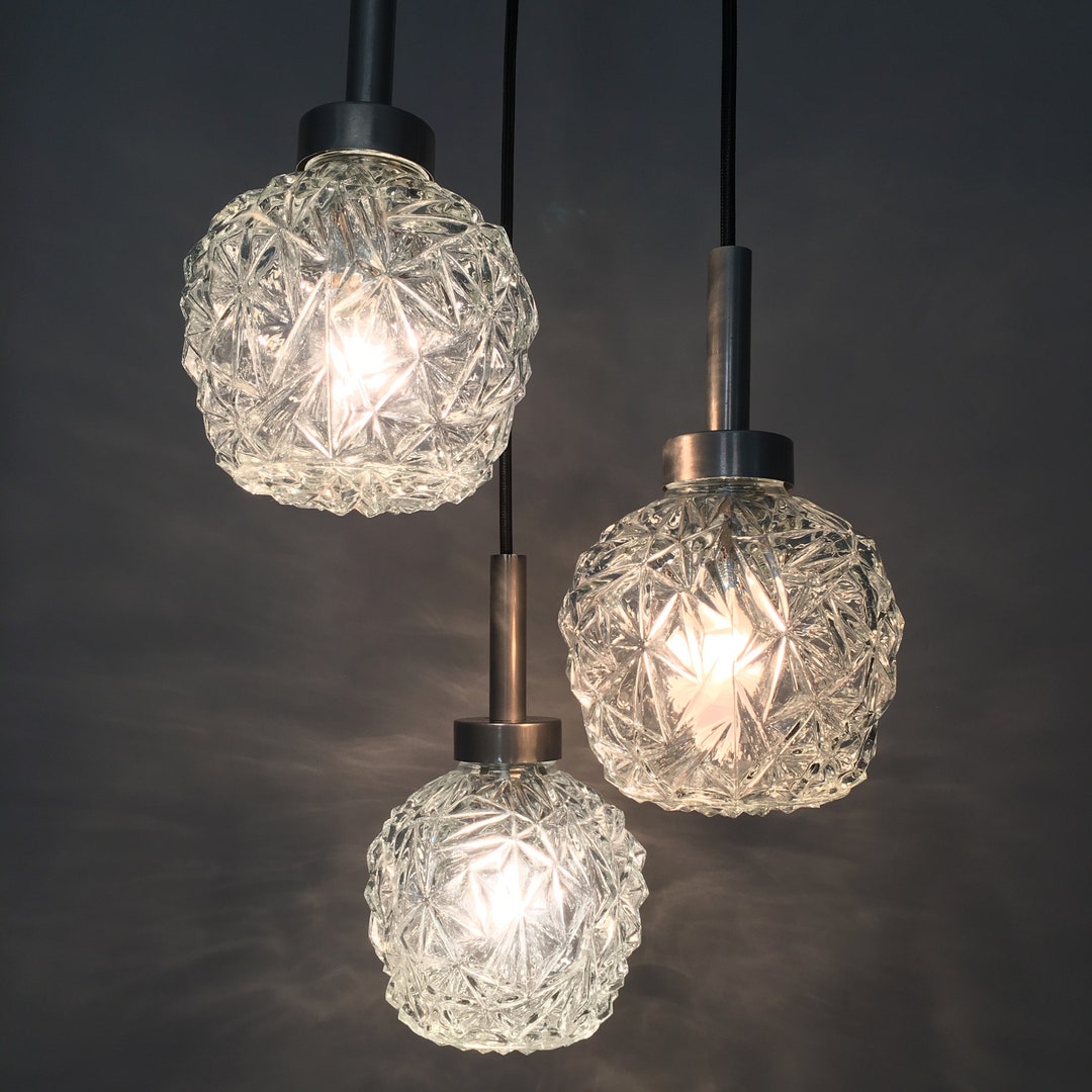 Midcentury Modern 3 Tiered Ceiling Pendant - Etsy