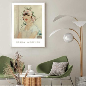 Gerda Wegener Digital Print Download, Printable Wall Art, Downloadable Wall Art, Home & Living, Decoration, Home Decor Wall Art, Illustrator