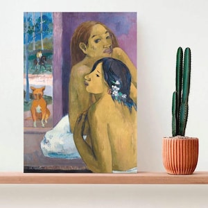Paul Gauguin Digital Print Download, Printable Wall Art, Downloadable Wall Art, French Polynesia print, Paul Gauguin poster, Tahiti print.