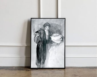 Alphonse Mucha Digital Print Download, Printable Wall Art, Downloadable Wall Art, Home Decor, Mucha poster, Art Nouveau, Vintage poster.