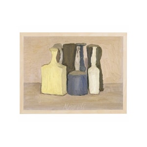 Digital Print Download by Giorgio Morandi, Printable Wall Art, Digital Wall Art, Home & Living, Morandi Poster, Home Decor, Contemporary Art