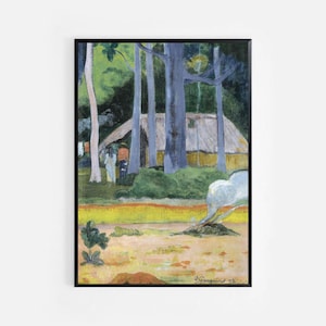 Paul Gauguin Digital Print Download, Printable Wall Art, Downloadable Wall Art, French Polynesia print, Paul Gauguin poster, Tahiti print.