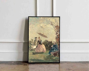 Digital Print Download by Emma Ciardi, Printable Wall Art, Digital Downloads, Impressionist painting, Impressionist Wall Art, Women Artist.