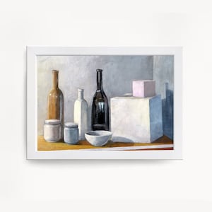 Digitaldruck-Download von Giorgio Morandi, druckbare Wandkunst, digitale Wandkunst, Zuhause & Wohnen, Morandi-Poster, Inneneinrichtung, zeitgenössische Kunst