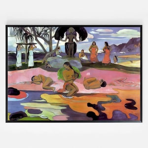 Paul Gauguin Digital Print Download, Printable Wall Art, Downloadable Wall Art, French Polynesia print, Paul Gauguin poster, Tahiti print.