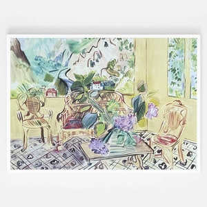Raoul Dufy Digital Print Download Landscape painting, Printable Wall Art, Downloadable Wall Art, Raoul Dufy Illustrator, Home Decor Wall Art