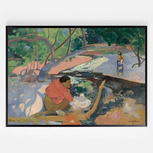 Paul Gauguin Digital Print Download, Printable Wall Art, Downloadable Wall Art, French Polynesia print, Paul Gauguin poster, Tahiti print.