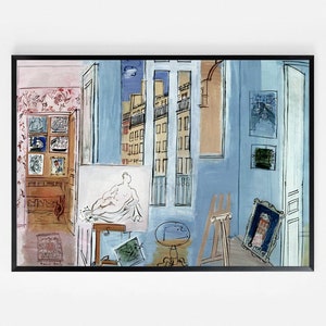 Raoul Dufy Digital Print Download, Printable Wall Art, Downloadable Wall Art, Raoul Dufy print, Home Decor Wall Art, Illustrator, Gifts.