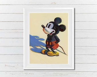 Wayne Thiebaud Digital Print Download Mickey painting, Printable Wall Art, Downloadable Wall Art Wayne Thiebaud Illustration Art print.