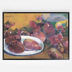 Paul Gauguin Digital Print Download, Printable Wall Art, Downloadable Wall Art, French Polynesia print, Paul Gauguin poster, Tahiti print.