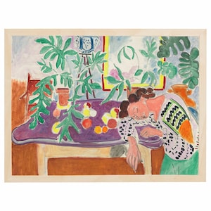 Téléchargement d&#39;impression numérique Henri Matisse, art mural imprimable, art mural téléchargeable, maison et vie, décoration, décoration d&#39;intérieur, impression d&#39;art moderne.
