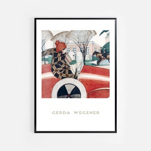 Gerda Wegener Digital Print Download, Printable Wall Art, Downloadable Wall Art, Home Living, Decoration, Home Decor Wall Art, Illustrator.