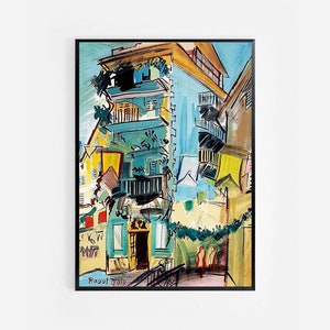 Raoul Dufy Digital Print Download, Printable Wall Art, Downloadable Wall Art, Raoul Dufy print, Home Decor Wall Art, Illustrator, Gifts.