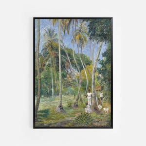 Paul Gauguin Digital Print Download, Printable Wall Art, Downloadable Wall Art, French Polynesia print, Paul Gauguin poster, Tahiti print.