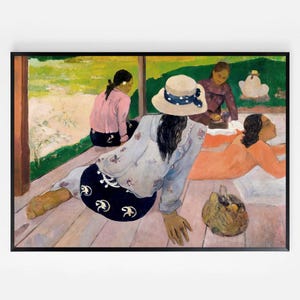 Paul Gauguin Digital Print Download, Printable Wall Art, Downloadable Wall Art, French Polynesia print, Paul Gauguin poster, Tahiti print.