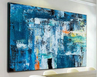 Oversized Abstract Wall Art,Abstract Painting,Extra Large Wall Art,Oil Painting,Abstract canvas art,Palette Knife Painting,Home Decor,NI0098