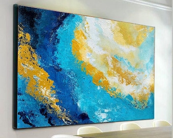 Large Original Abstract Painting On Canvas,Contemporary Wall Art,Extra Large Wall Art,Abstract on Canvas,Original Paintings,Modern Art,NI094