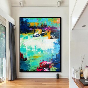 Pintura abstracta,Abstracto acrílico,Arte mural grande,Pintura original,Pinturas sobre lienzo,Arte abstracto de lienzo,Arte mural texturizado,#00044