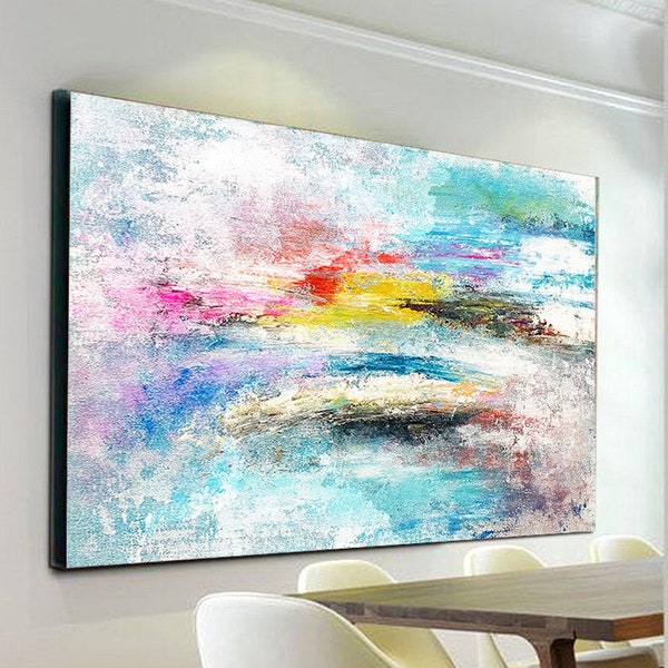Vibrant Painting Abstract Painting, Original Painting, Canvas Painting, Handmade Painting, Large Original Oil Painting, Home Decor, Wall Art