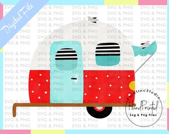 Red Camper Sublimation PNG,Camper Clipart,Camping,Happy Camper,Camper Png,Cute Camper,Christmas Camper,Camper Decor,Digital Clipart,Camper