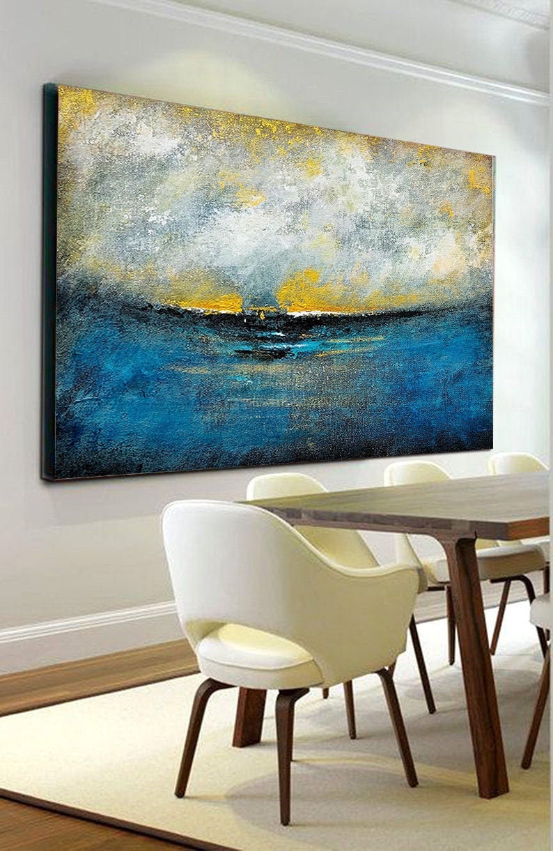Large Wall Art Original Art Bright Abstract Original Paintings | Etsy