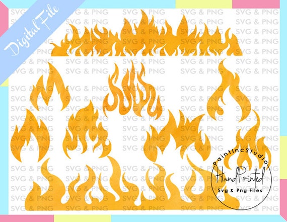 Fire Png Files,fire Clipart,flames Png,fire Clipart,fire  Fighter,sublimation Png,printable,vinyl,heat Transfer,png Files,digital  Download 