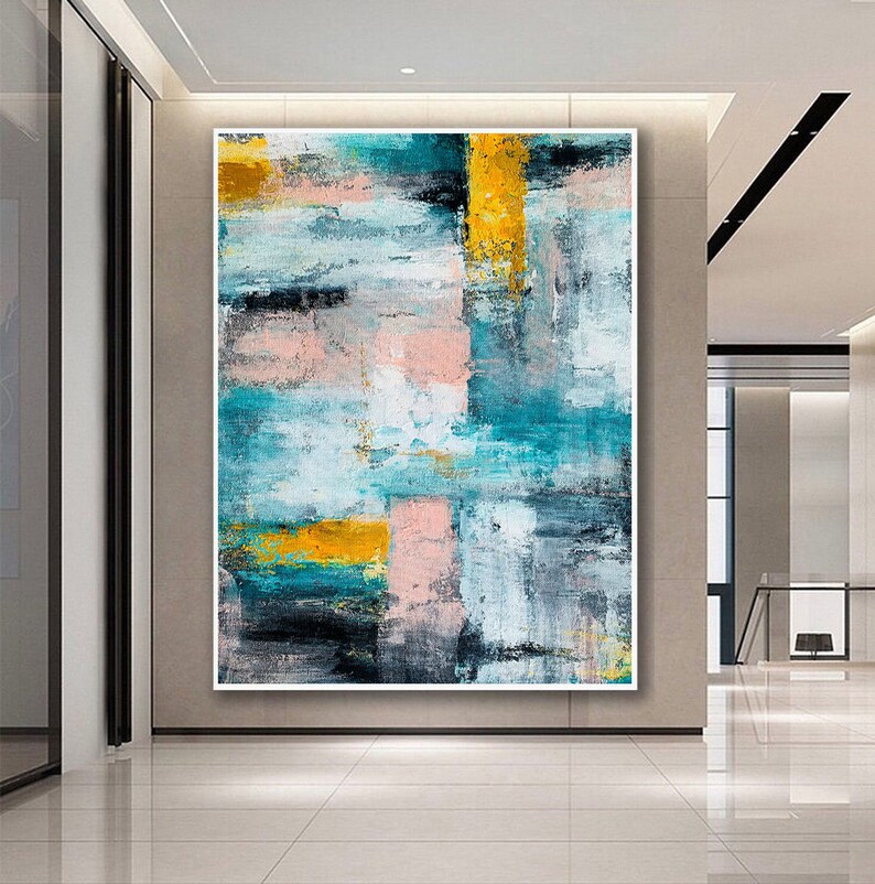 Extra Large Landscape Wall Art Textured Abstract Painting Etsy