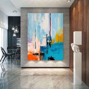 Large Abstract Painting on Canvas,Large Painting on Canvas,huge canvas painting,canvas custom art,oil paintings,#0010