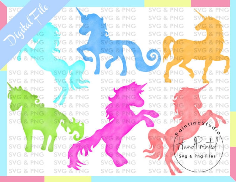 watercolor unicorn clipart instant download nursery clipart Unicorn watercolor clipart watercolour unicorn png commercial use digital