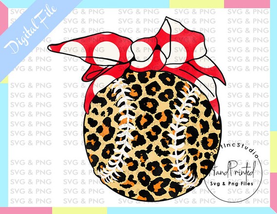 Download Baseball Sublimation Pngbandana Leopard Baseballbaseball Etsy