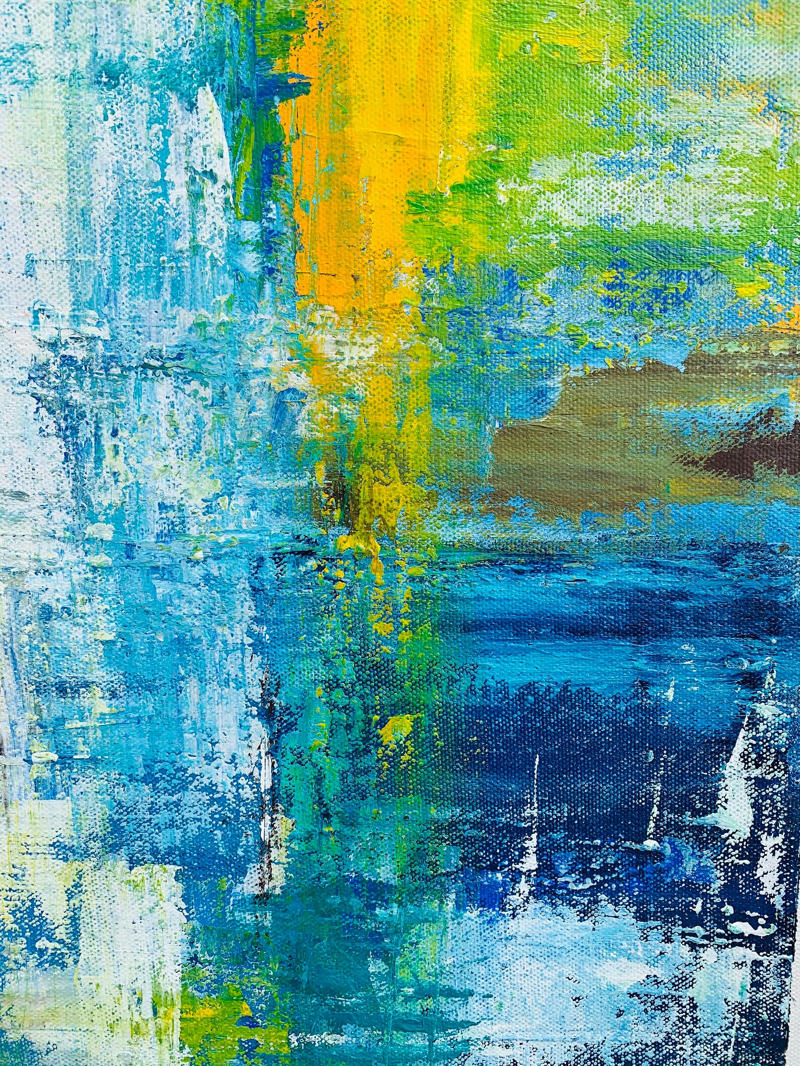 Green Minimalism Painting Green Wall Art Green Canvas Painting Etsy