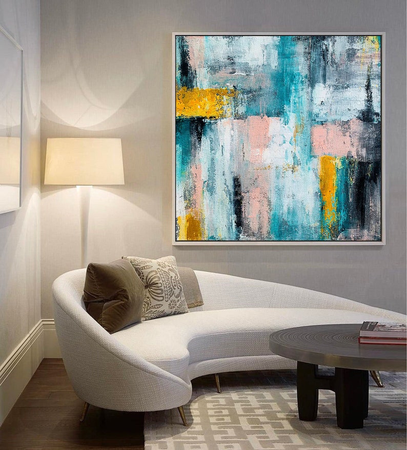 Extra Large Landscape Wall Art Textured Abstract Painting Etsy