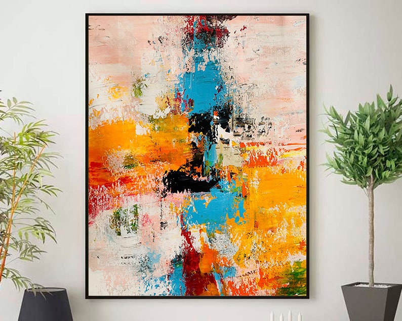 Original Painting AbstractLarge Abstract Wall | Etsy