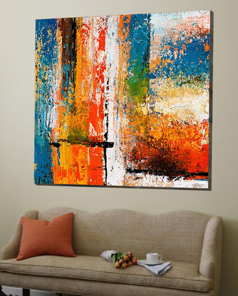 Extra Large Wall Arttextured Paintingoriginal Etsy