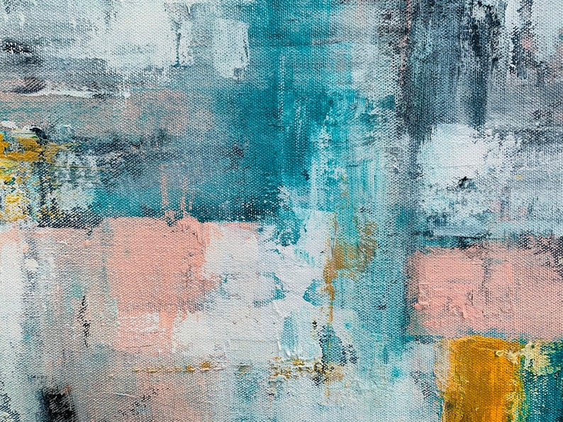 Extra Large Landscape Wall Art Textured Abstract Painting Etsy