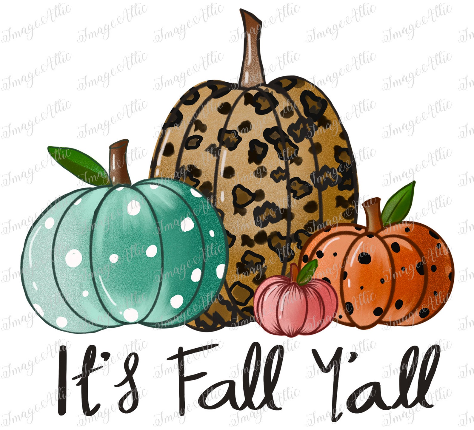 It's Fall Y'all Waterslide Decal Clear READY TO USE Yeti Decal Tumbler ...