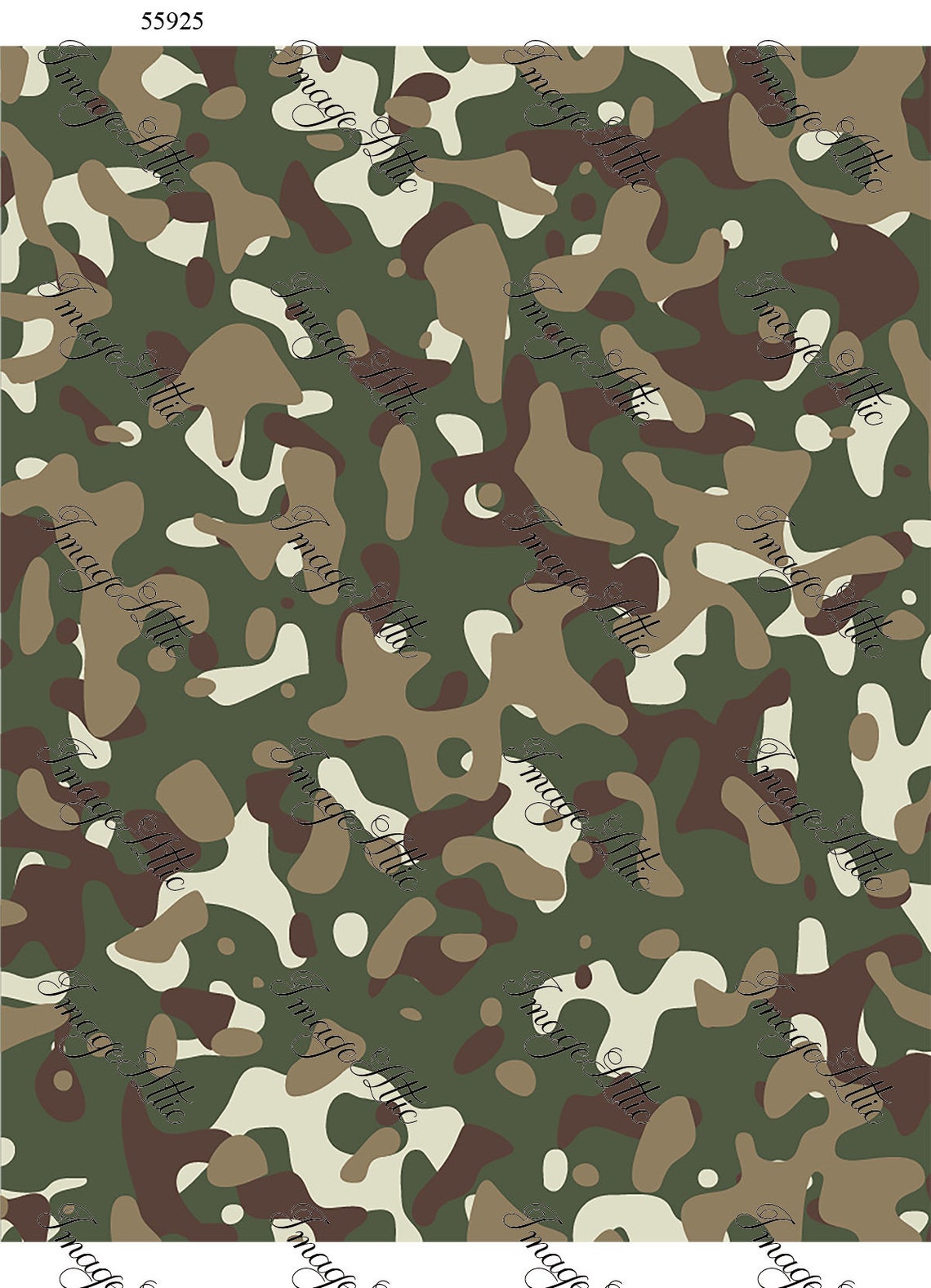 Camouflage Waterslide Decal Clear READY TO USE 55925 W Etsy