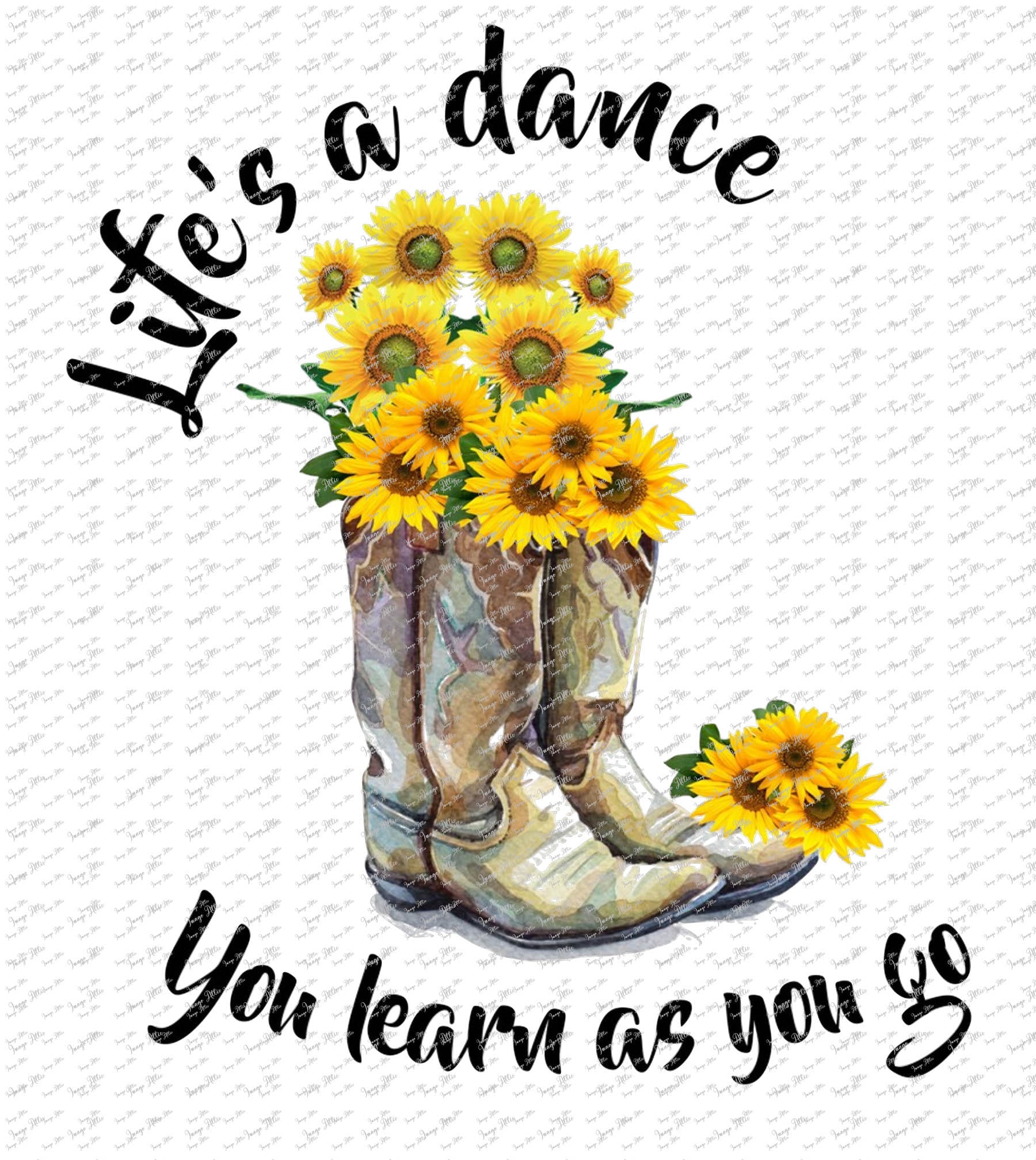 Sunflower Boots - Etsy